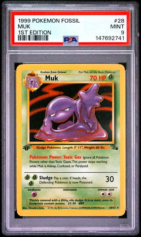 Muk 28/62 Fossil 1st Edition PSA 9 147692741