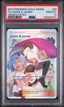 Jessie & James 68/68 Hidden Fates PSA 10 130045761