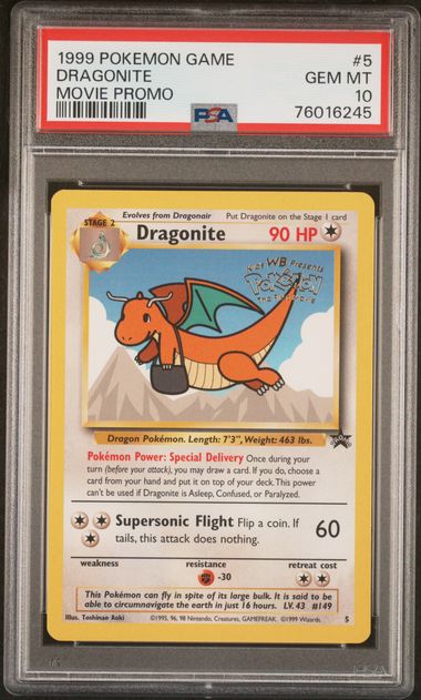 Dragonite 5 Movie Promo PSA 10 76016245
