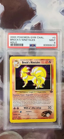 Brock's Ninetales 3/132 Gym Challenge PSA 9 60668433