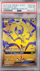 Lunala GX SM103a Sun & Moon Black Star Promo PSA 10 48212101