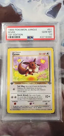 Eevee 51/64 Jungle 1st Edition PSA 10 43719390