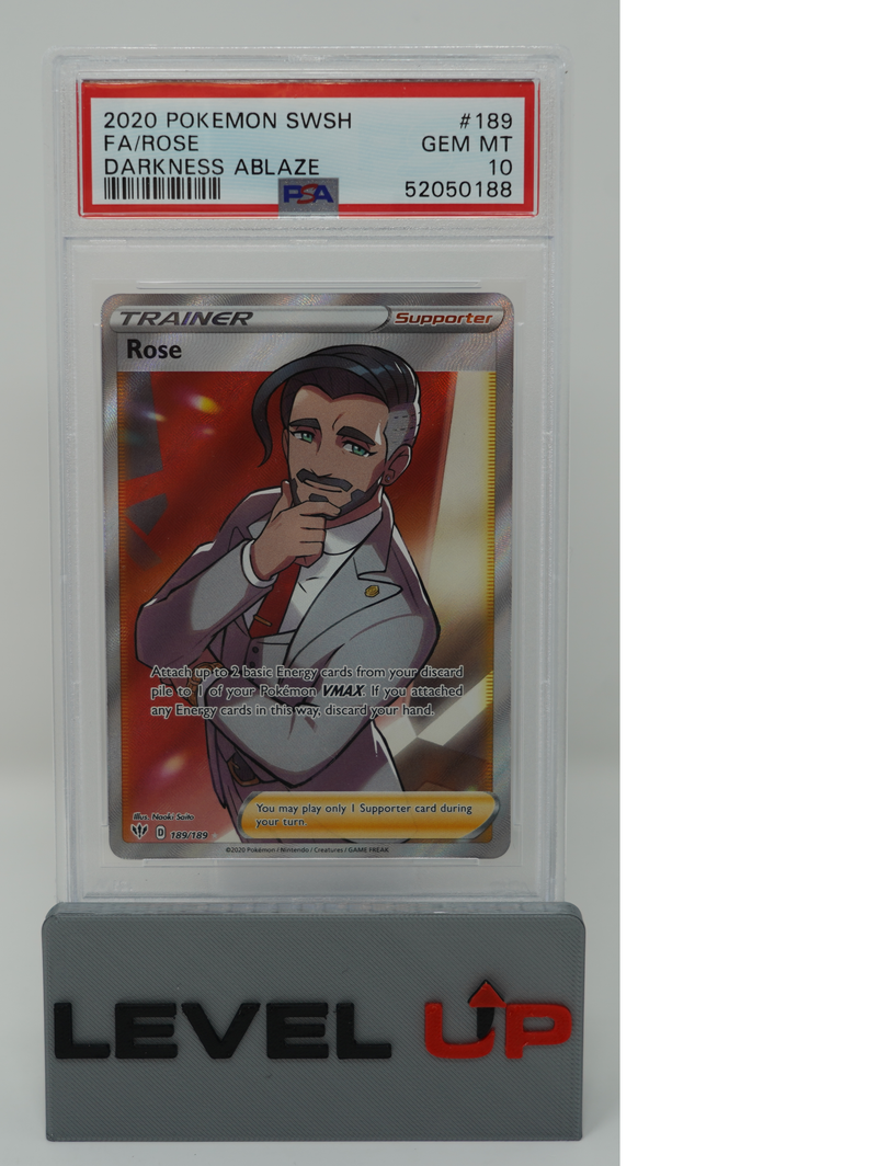 Rose 189/189 Darkness Ablaze PSA 10 52050188