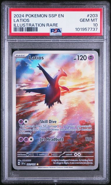 Latios 203/191 Surging Sparks PSA 10 101957737