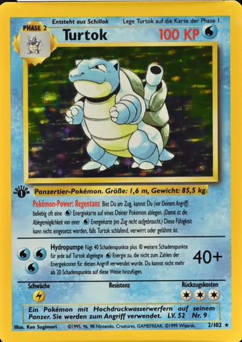 Blastoise (2/102) GERMAN [Base Set 1st Edition]