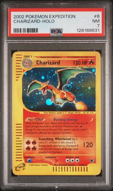 Charizard - Holo 6/165 Expedition PSA 7 128168631
