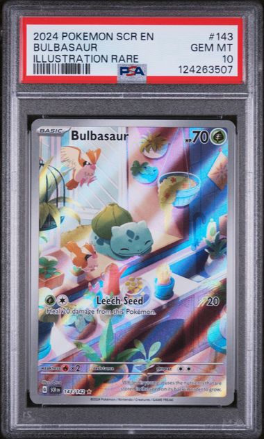 Bulbasaur 143/142 Stellar Crown PSA 10 124263507