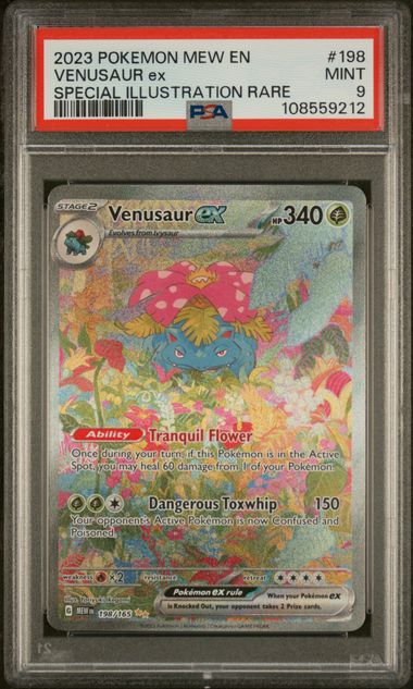 Venusaur ex 198/165 S&V: 151 PSA 9 108559212