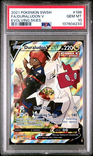 Duraludon V 198/203 Evolving Skies PSA 10 107604233