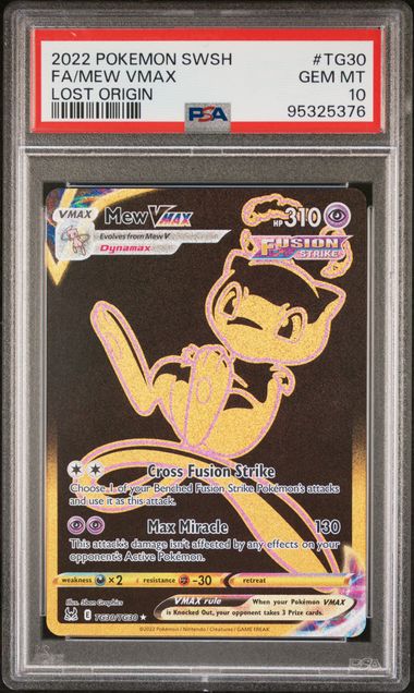 Mew VMAX TG30/TG30 Lost Origin PSA 10 95325376