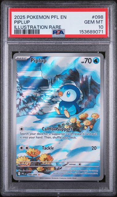 Piplup 098/094 Phantasmal Flames PSA 10 153689071