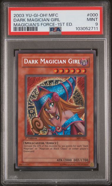 Dark Magician Girl MFC-000 Magician's Force 1st Edition PSA 9 103052711