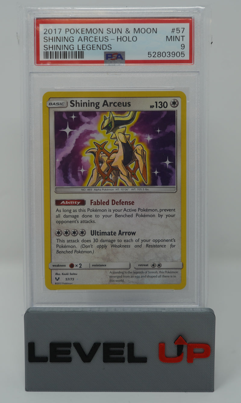 Shining Arceus 57/53 Shining Legends PSA 9 52803905