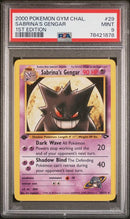Sabrina's Gengar 29 Gym Challenge 1st Edition PSA 9 78421878