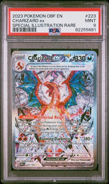 Charizard ex 223/197 Obsidian Flames 223/197 PSA 9 82255681