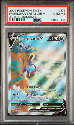 Hisuian Sneasler V 175/159 SWSH Astral Radiance Full Art PSA 10 99448134