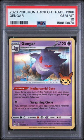 Gengar 066/196 Trick or Trade PSA 10 159810670