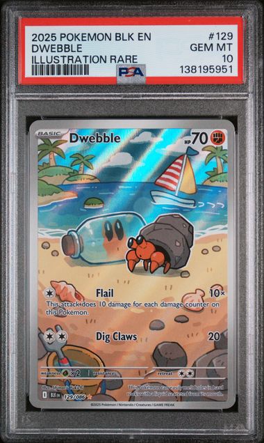 Dwebble 129/086 Black Bolt PSA 10 138195951