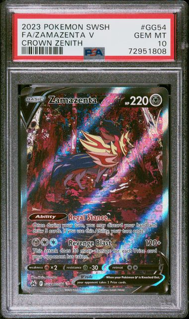 Zamazenta V GG54/GG70 Crown Zenith PSA 10 72951808