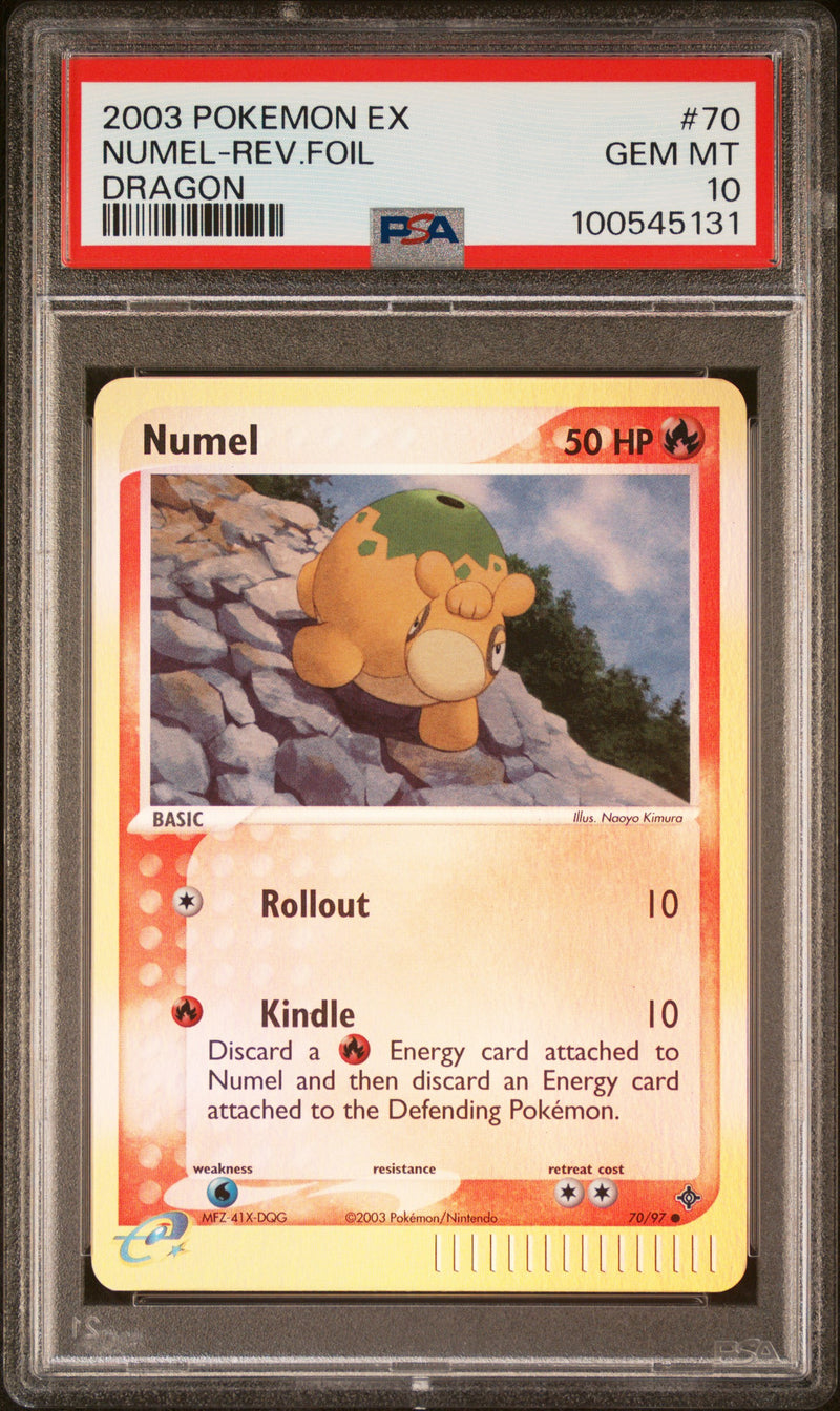 Numel 70/97 EX Dragon PSA 10 100545131