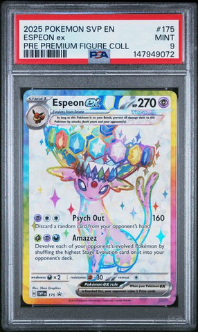 Espeon ex (175) Black Star Promo PSA 9 147949072