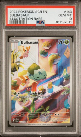 Bulbasaur 143/142 Scarlet & Violet: Stellar Crown PSA 10 101197311