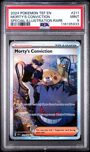 Morty's Conviction 211/162 Temporal Forces PSA 9 116135933