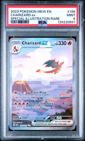 Charizard ex 199/165 S&V: 151 PSA 9 126220891