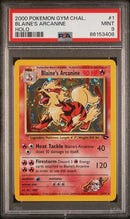 Blaine's Arcanine - Holo 1/132 Gym Challenge PSA 9 86153408
