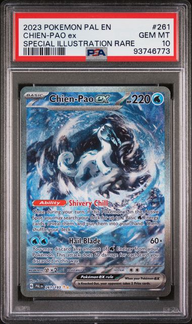 Chien-Pao ex 261/193 Paldea Evolved PSA 10 93746773