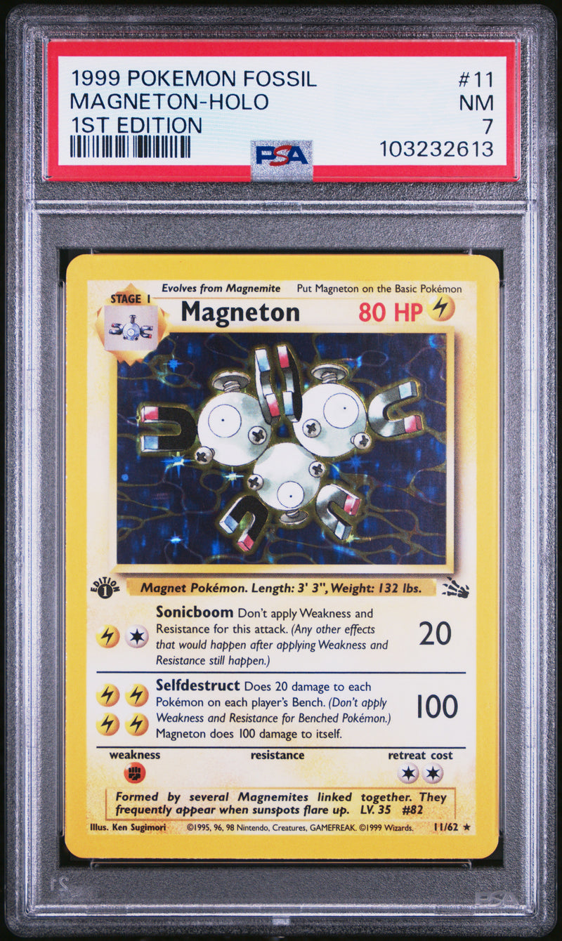 Magneton 11/62 Fossil 1st Edition PSA 7 103232613