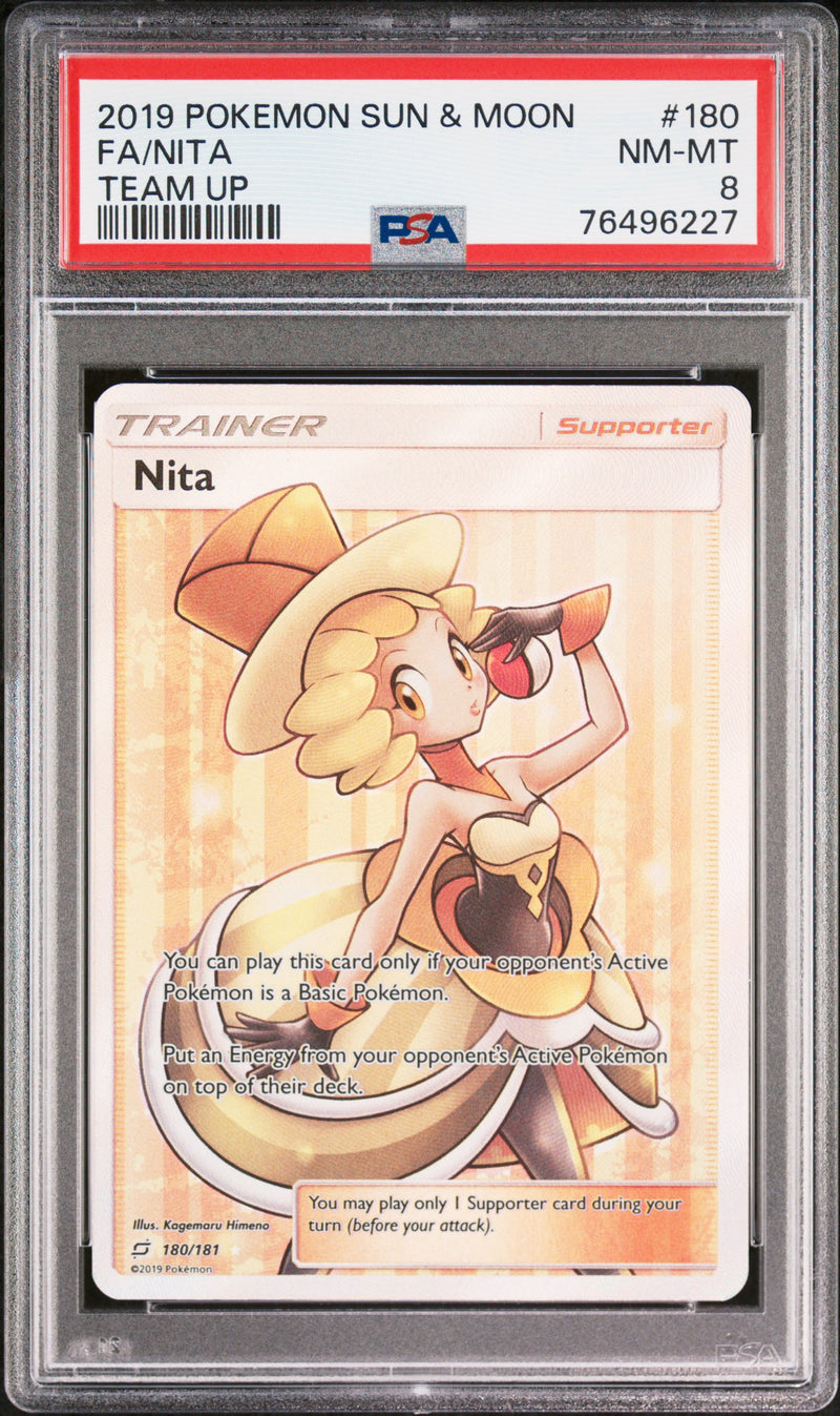 Nita 180/181 Team Up Full Art PSA 8 76496227