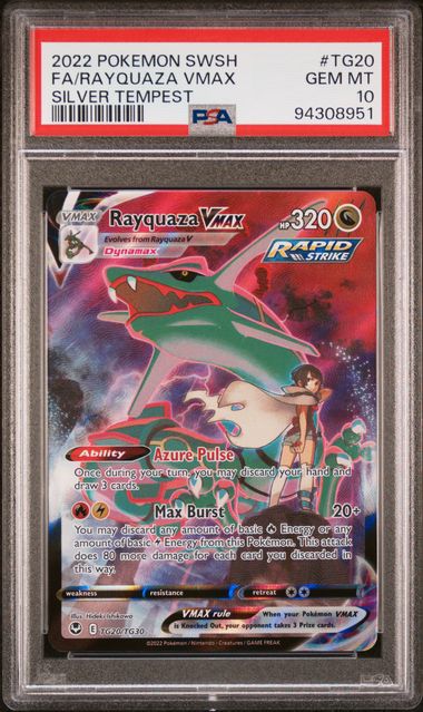 Rayquaza VMAX TG20/TG30 Sword & Shield: Silver Tempest PSA 10 94308951