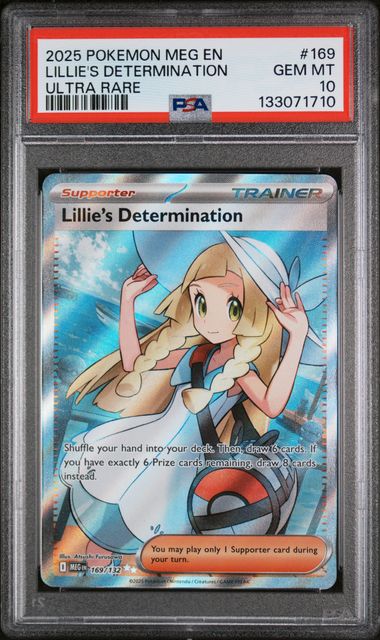 Lillie's Determination 169/132 Mega Evolution PSA 10 133071710