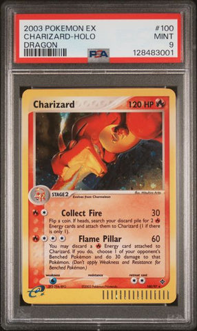 Charizard - Holo 100/97 EX: Dragon PSA 9 128483001