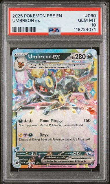 Umbreon ex 060/131 Prismatic Evolutions PSA 10 119724071