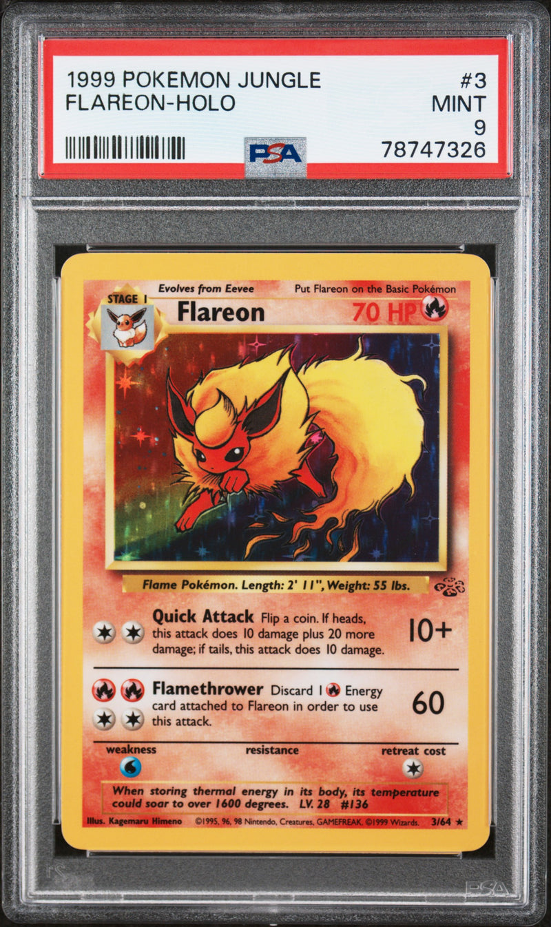 Flareon 3/64 Jungle PSA 9 78747326