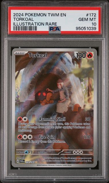 Torkoal 172/167 Twilight Masquerade PSA 10 95051039