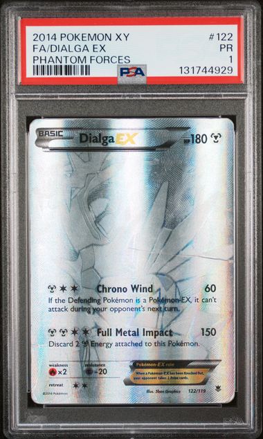 Dialga ex 122 XY Phantom Forces PSA 1 131744929