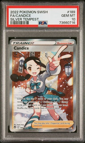 Candice 189/195 Silver Tempest PSA 10 73660716