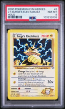 Lt. Surge's Electabuzz 6/132 Gym Heroes PSA 8 103232638