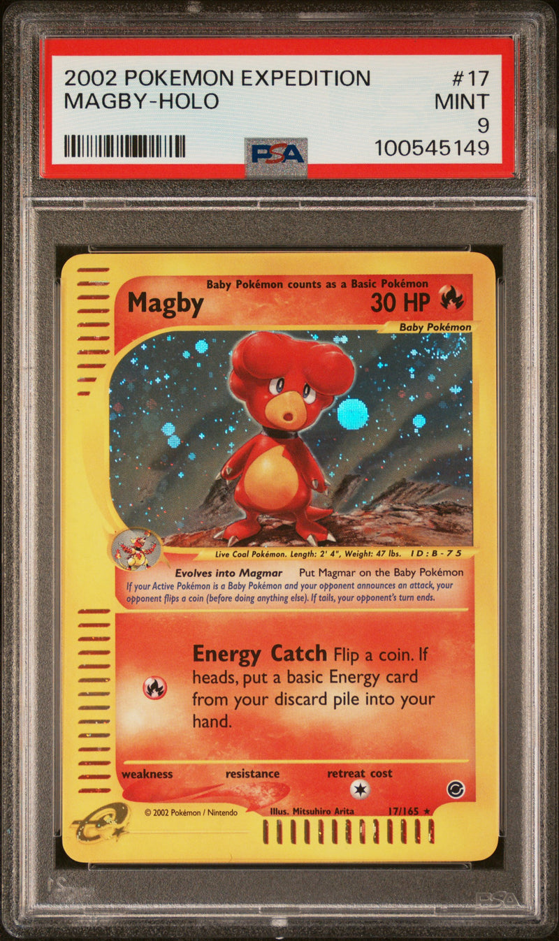 Magby 17/165 Expedition PSA 9 100545149