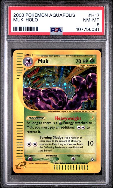 Muk - Holo H17/H32 Aquapolis PSA 8 107756081