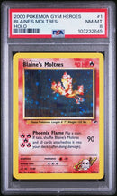 Blaine's Moltres 1/132 Gym Heroes PSA 8 103232645