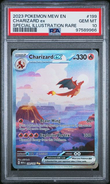 Charizard ex 199/165 S&V: 151 PSA 10 97589966