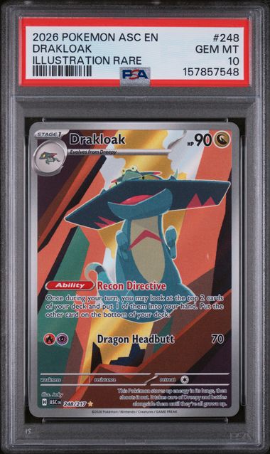 Drakloak 248/217 Ascending Heroes PSA 10 157857548