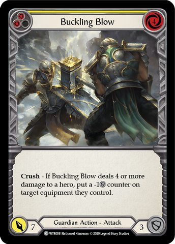 Buckling Blow (Yellow) [U-WTR058] Unlimited Rainbow Foil