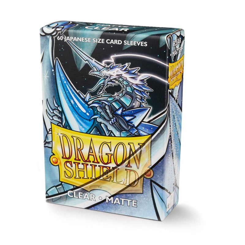 Dragon Shield: Japanese Size 60ct Sleeves - Clear (Matte)