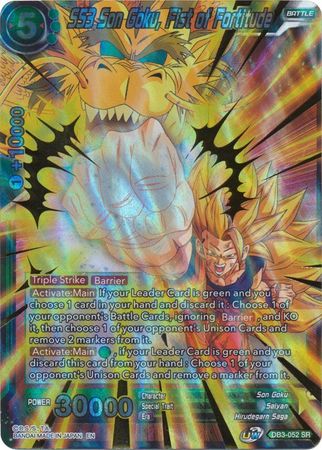 SS3 Son Goku, Fist of Fortitude [DB3-052]