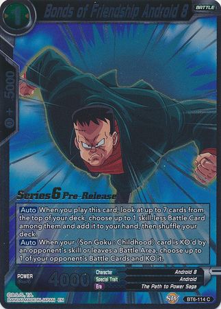 Bonds of Friendship Android 8 [BT6-114_PR]